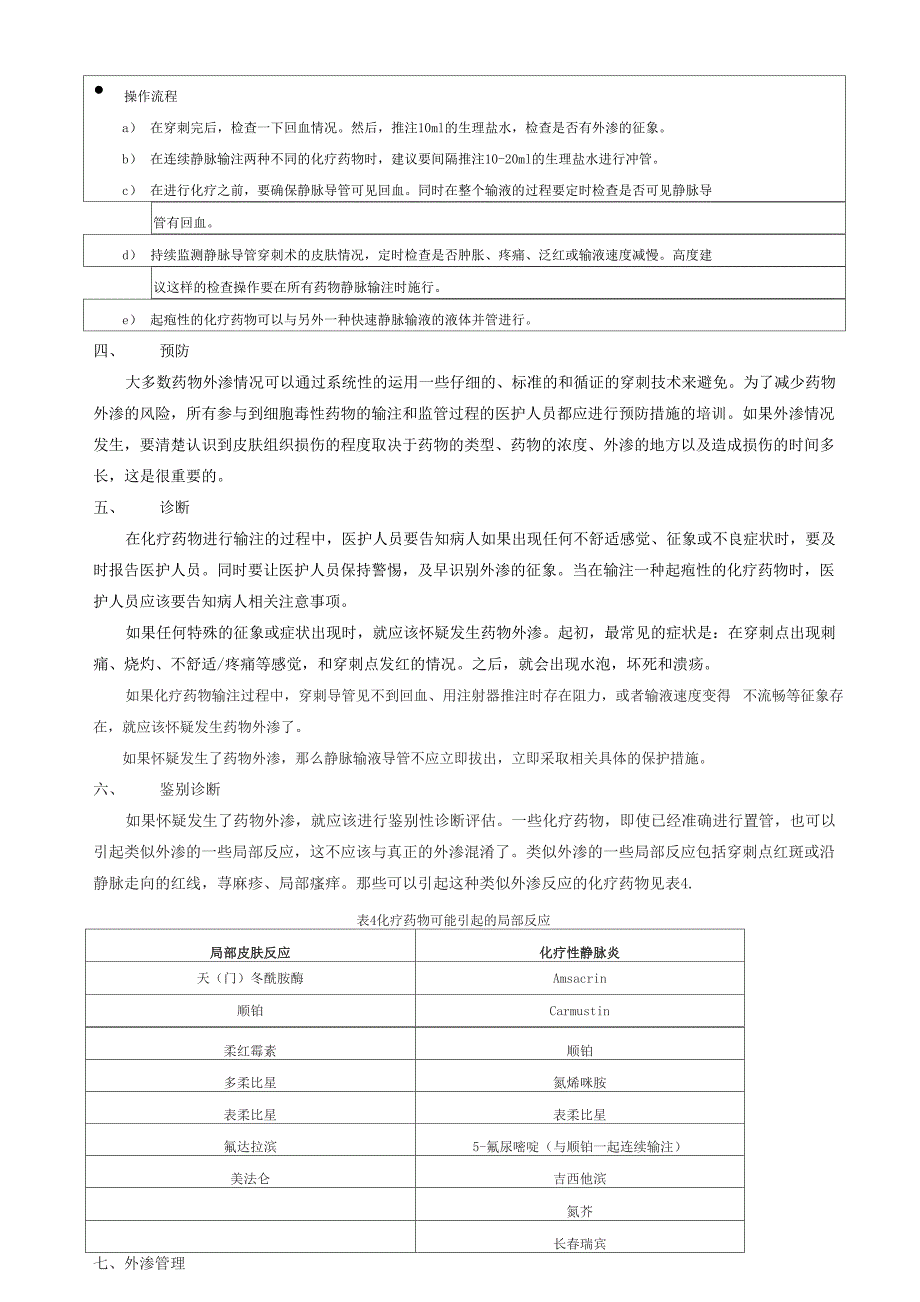 欧洲肿瘤内科学会临床实践指南化疗药物外渗管理_第3页