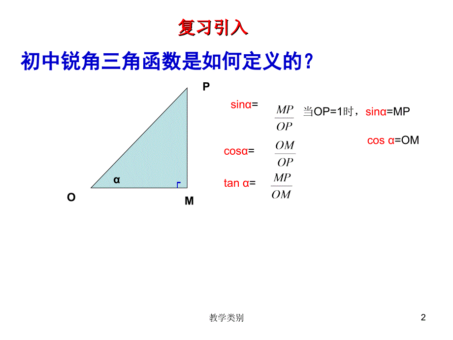 单位圆与三角函数线95058【优选课资】_第2页