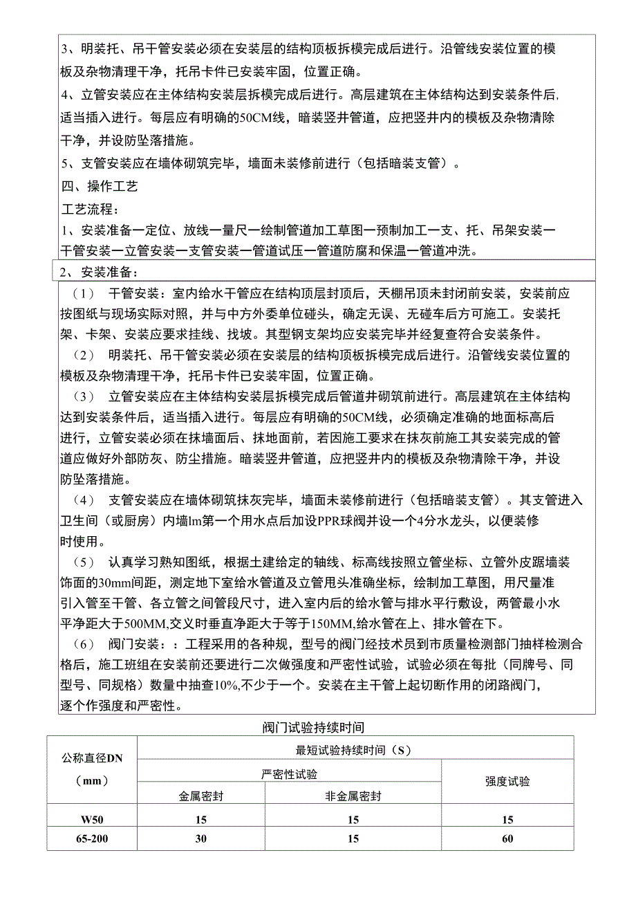 实用的给水管道技术交底_第2页