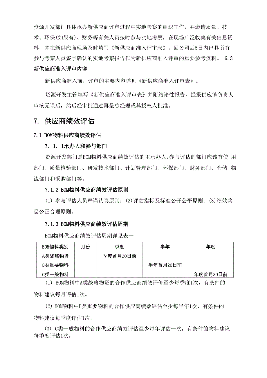 企业制度 供应商管理指导意见_第4页