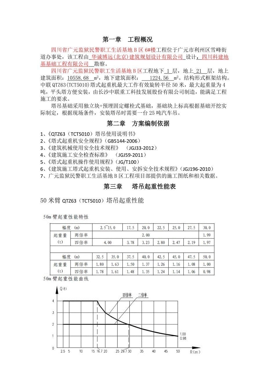 6#楼塔吊安装方案_第5页