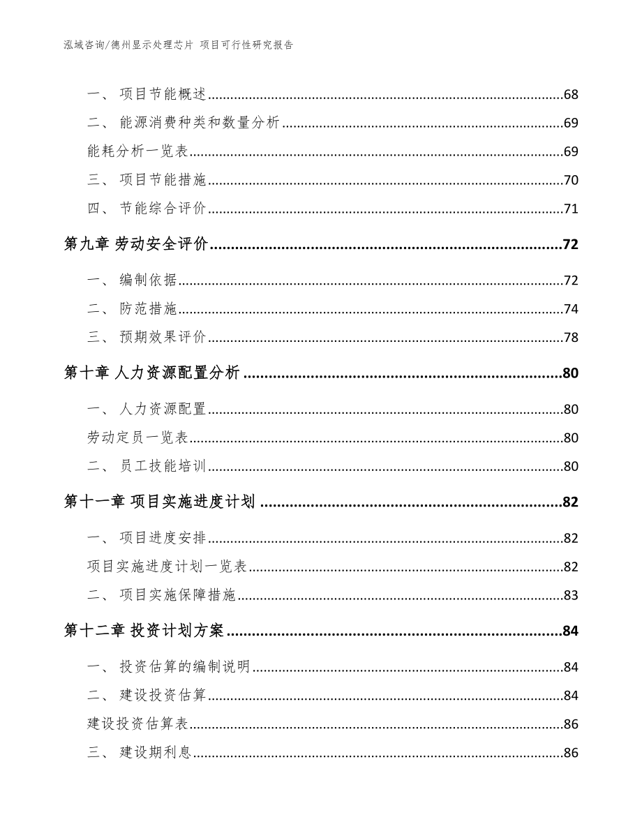 德州显示处理芯片 项目可行性研究报告_范文_第4页