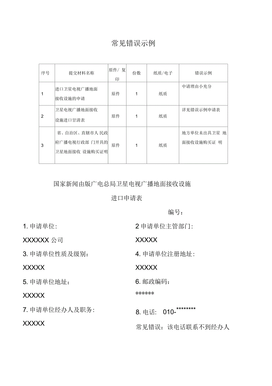 卫星电视广播地面接收设施进口证明核发_第3页