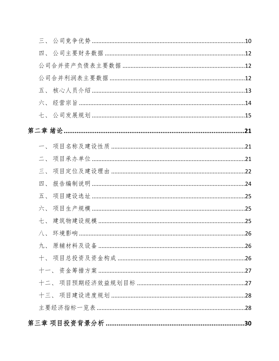 巫溪液晶显示模组项目可行性研究报告(DOC 77页)_第3页