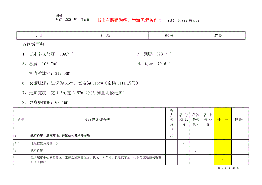 五星级饭店必备项目、设施设备检查表(汇总)_第3页