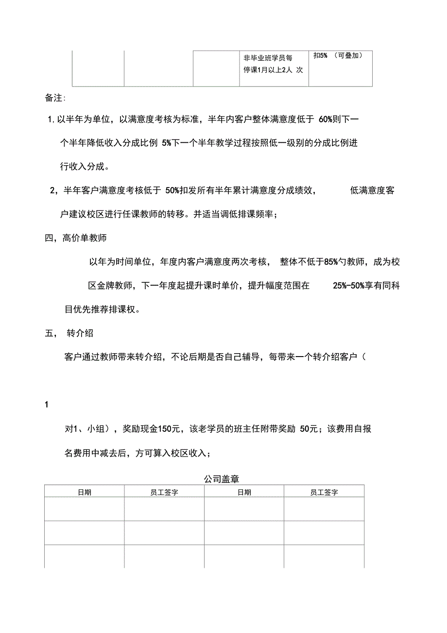 教师股份分成薪酬制度_第3页