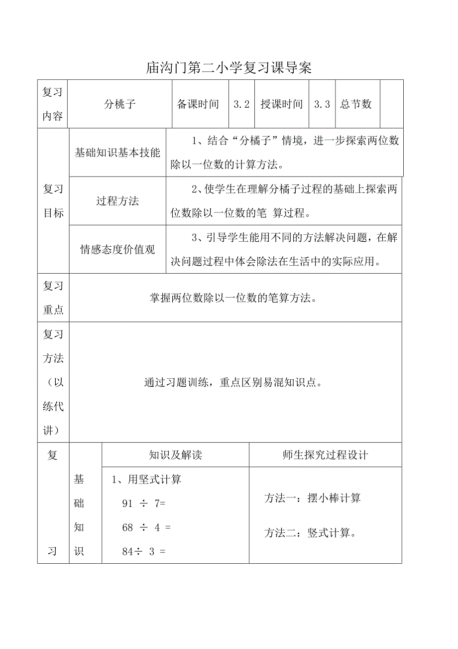 分橘子复习案_第1页