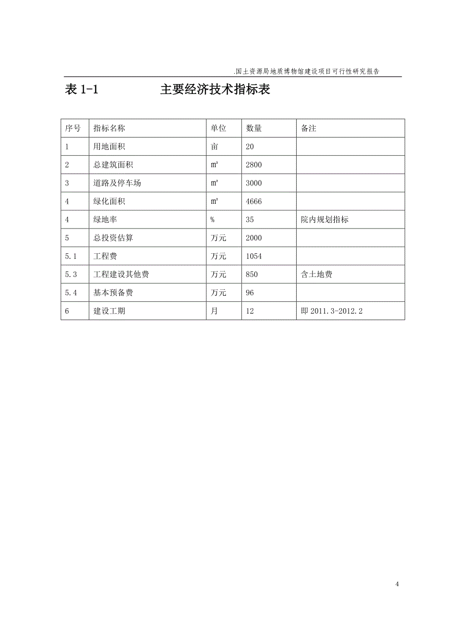 地质博物馆建设项目投资可行性研究报告_第4页
