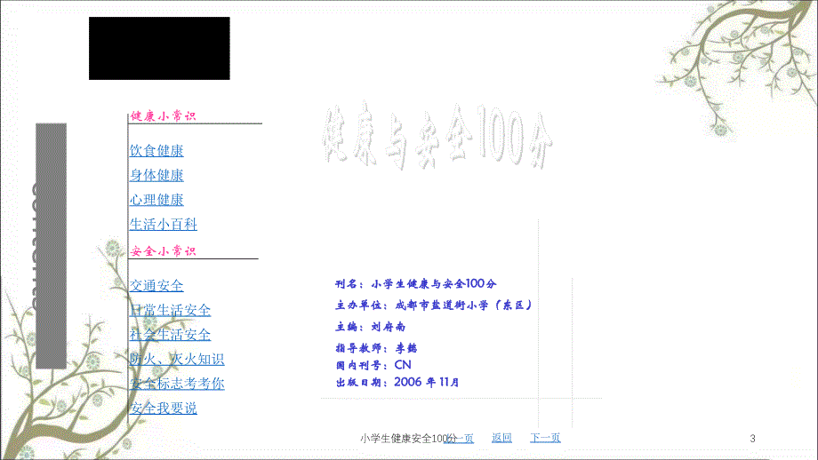 小学生健康安全100分课件_第3页