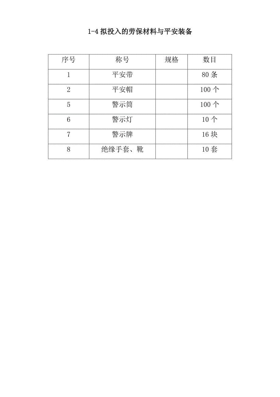 建筑行业某街道led路灯安装工程电气施工组织设计方案_第5页