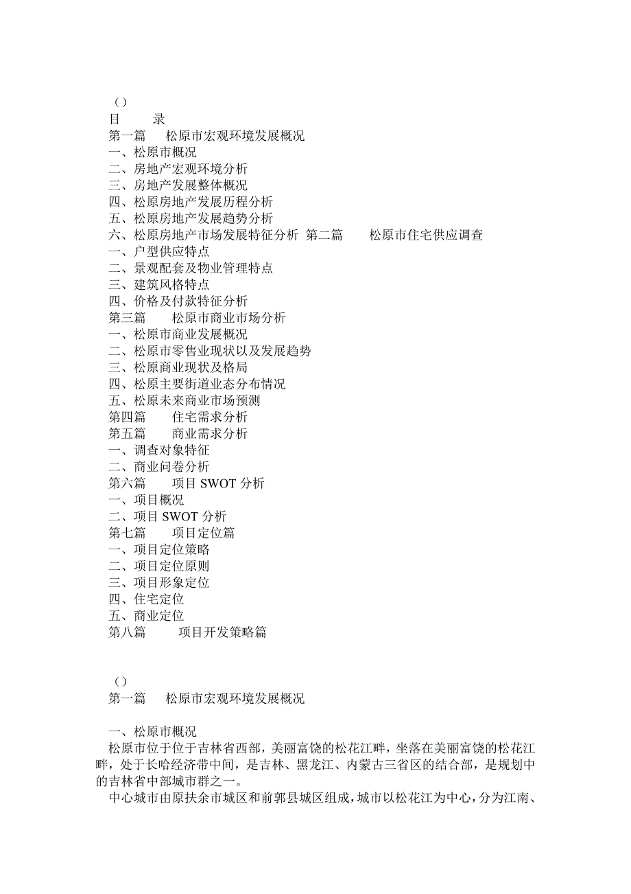 松原市地产分析报告_第1页