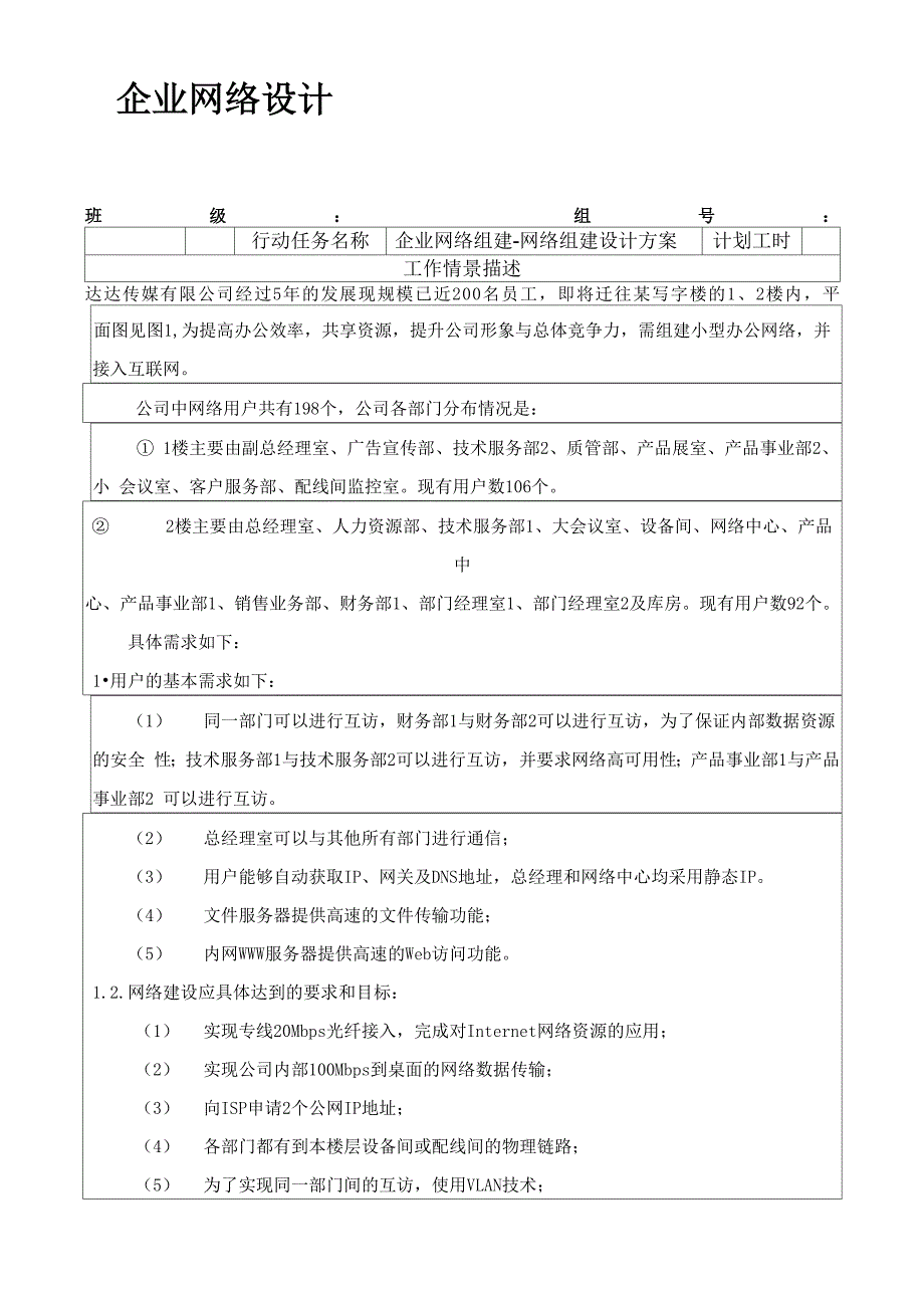 企业网络组建_第1页