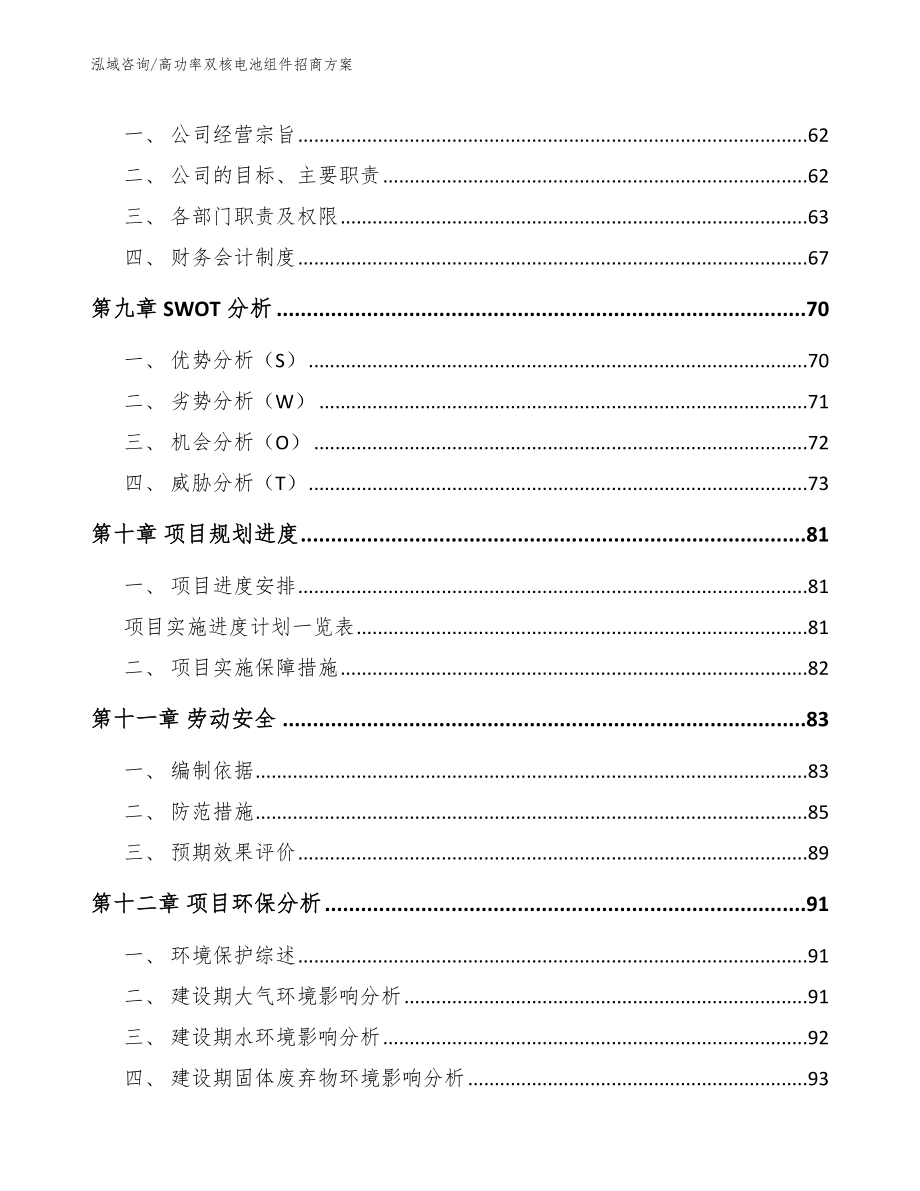 高功率双核电池组件招商方案（参考范文）_第3页