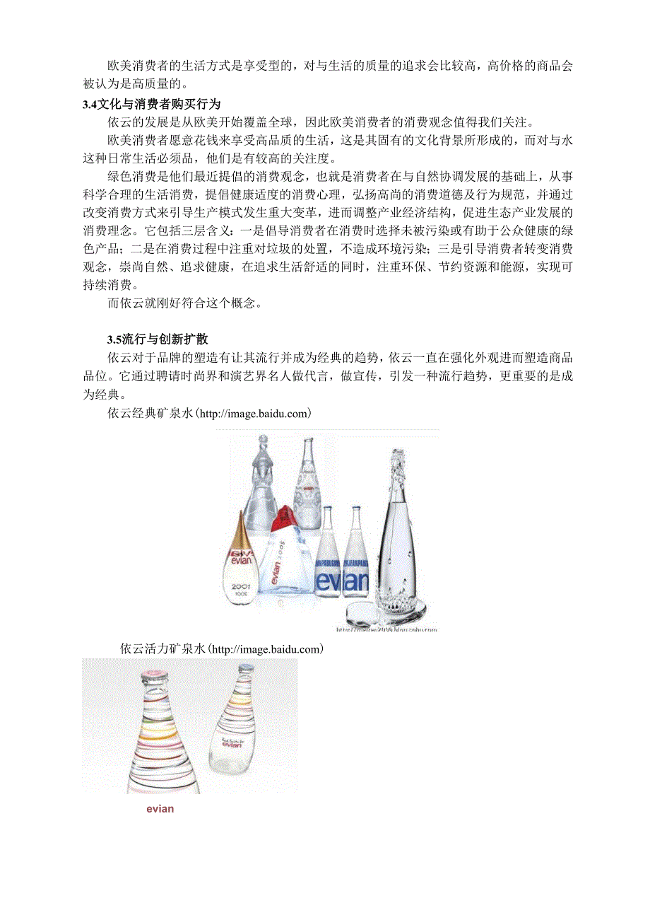 依云 其他矿泉水 消费者行为分析法_第3页