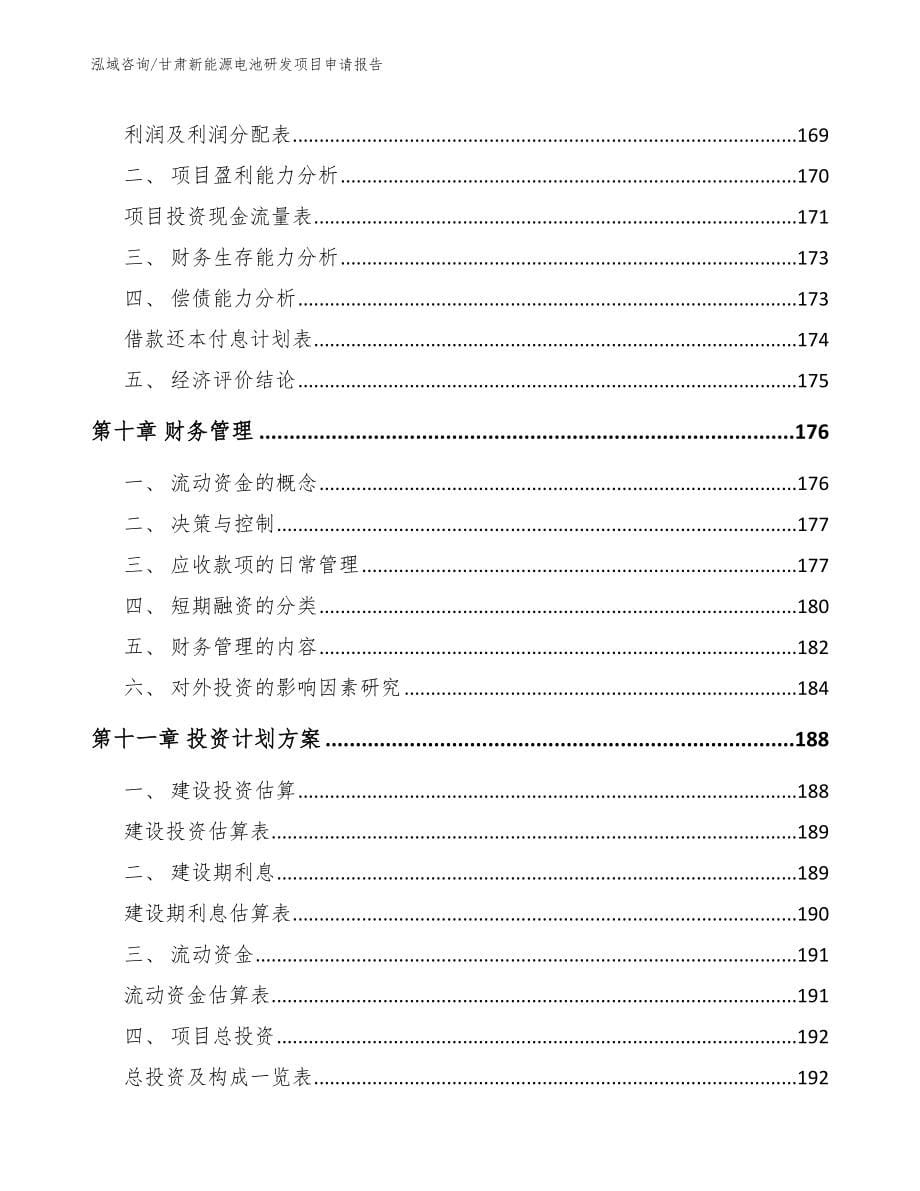 甘肃新能源电池研发项目申请报告_第5页