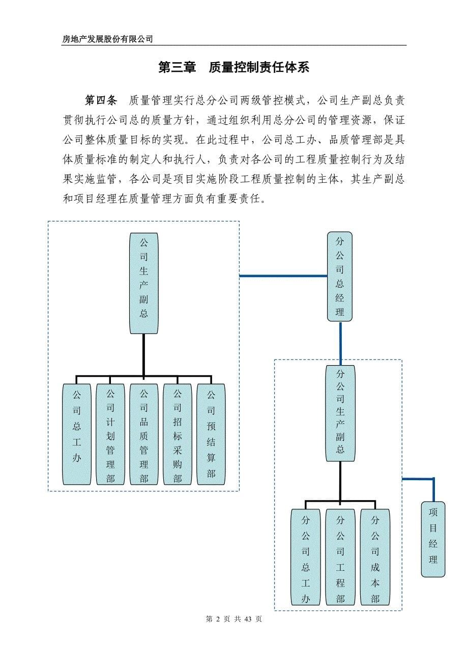 房地产发展股份有限公司项目实施阶段质量管理办法_第5页