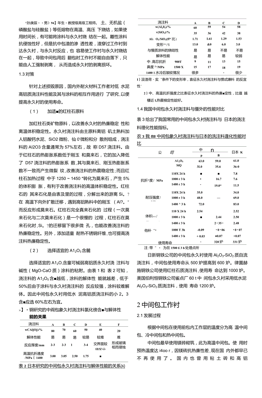 中间包用耐火材料的发展_第2页