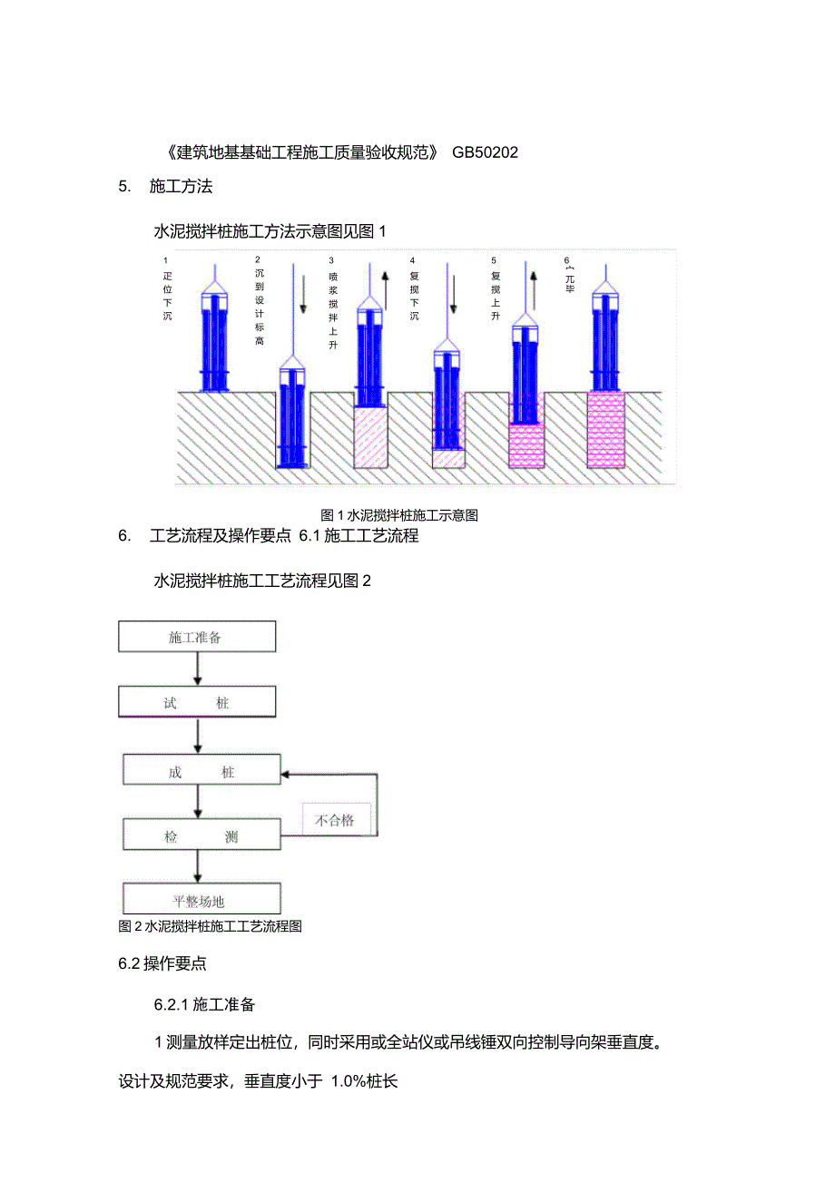 水泥搅拌桩施工工艺工法_第2页