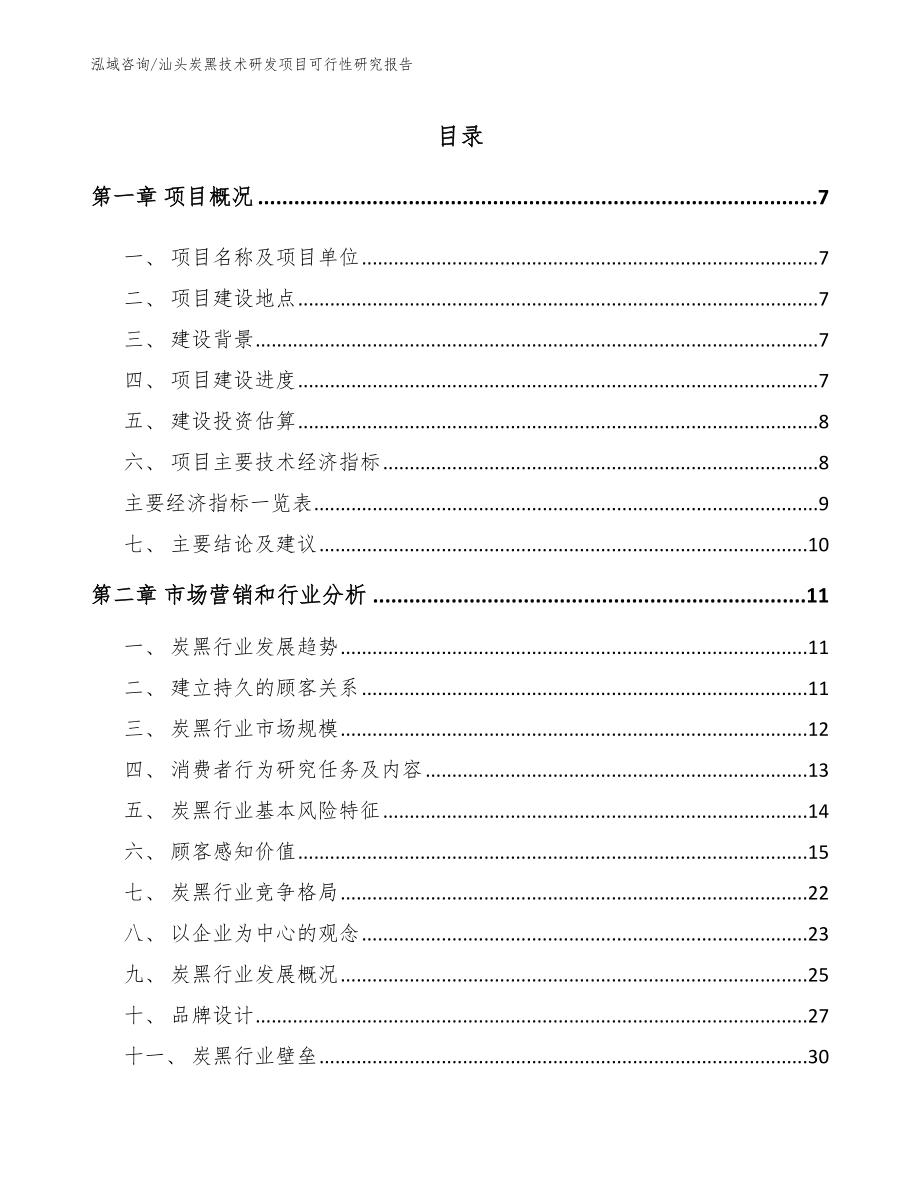 汕头炭黑技术研发项目可行性研究报告参考范文_第2页