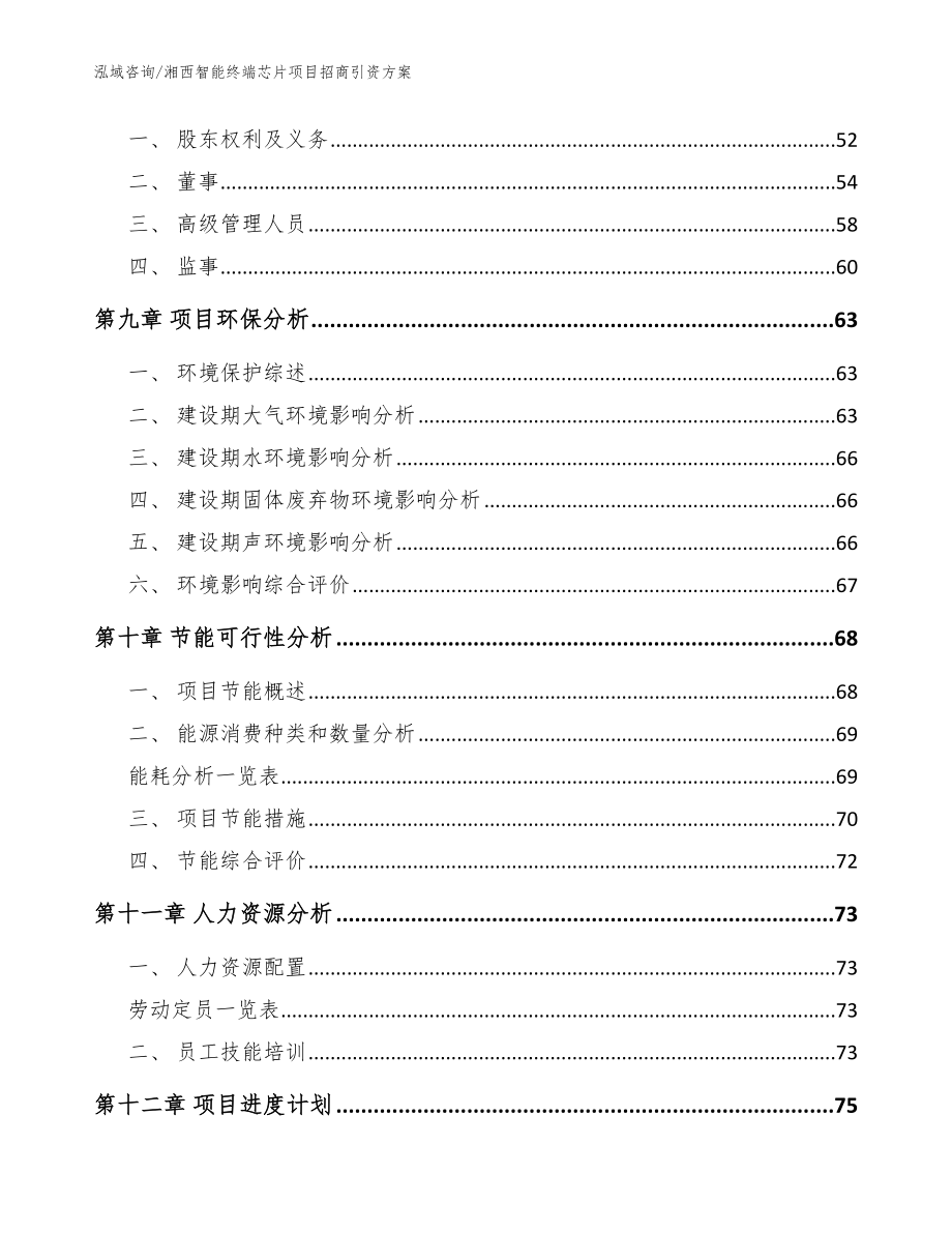 湘西智能终端芯片项目招商引资方案_参考模板_第3页