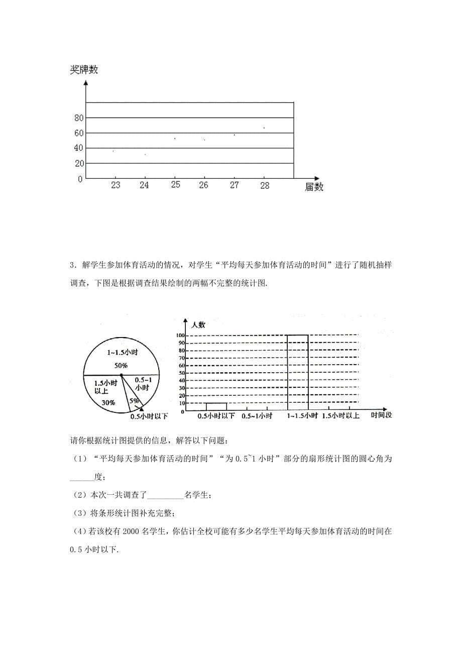 精校版人教版七年级数学下册导学练稿：10.1统计调查3_第5页