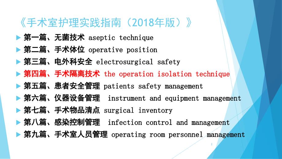 手术隔离技术课堂PPT_第2页