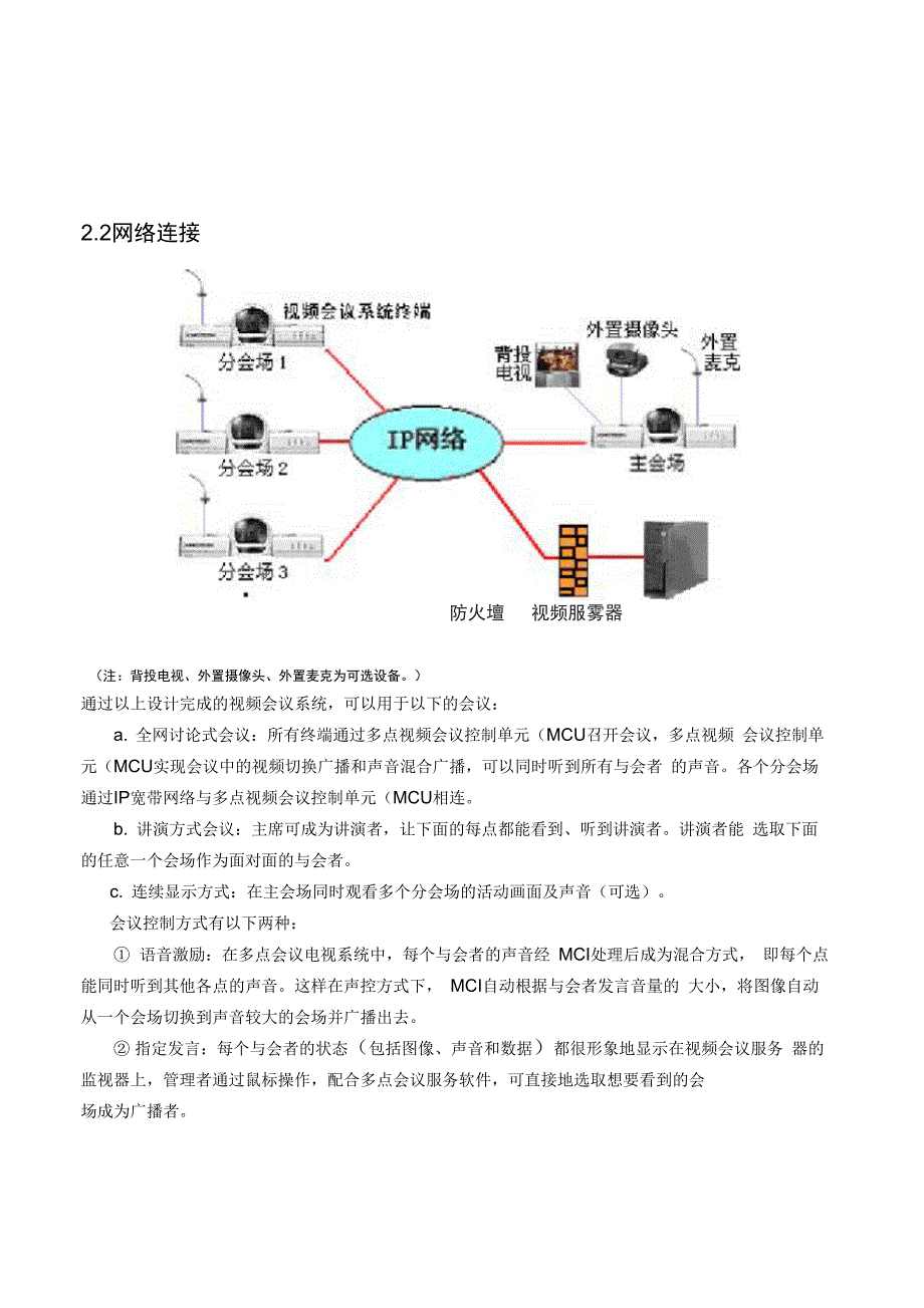 网络视频会议系统方案_第3页