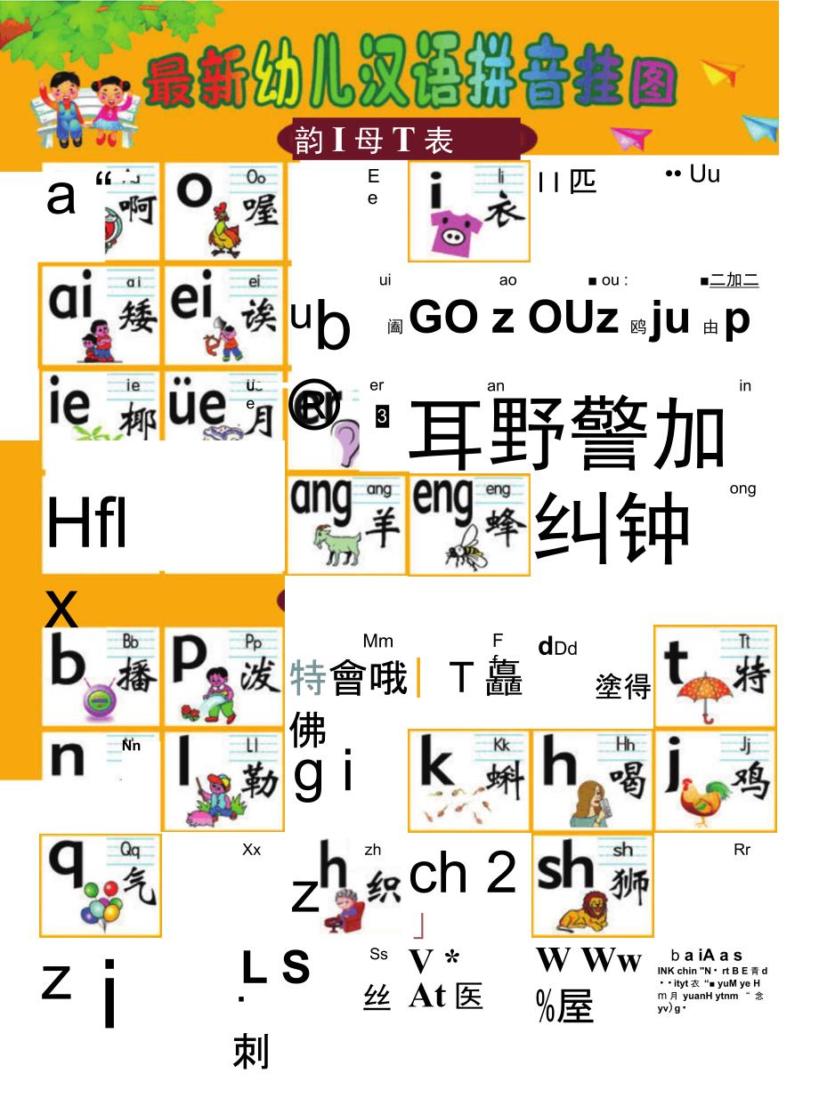 汉语拼音挂图_第1页