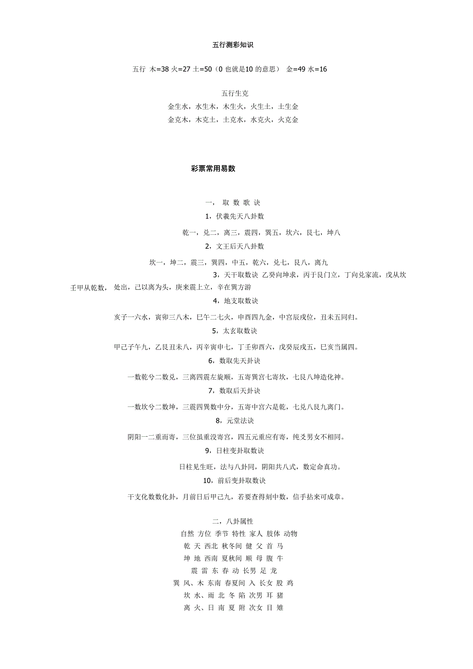 五行测彩知识_第1页