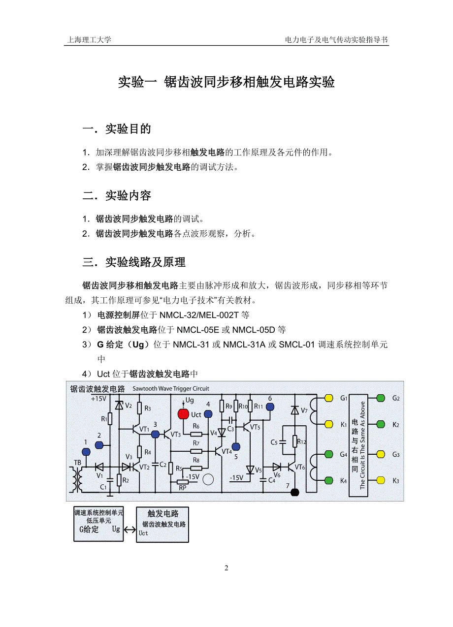 电力电子及电气传动实验指导书2016 (1)_第2页