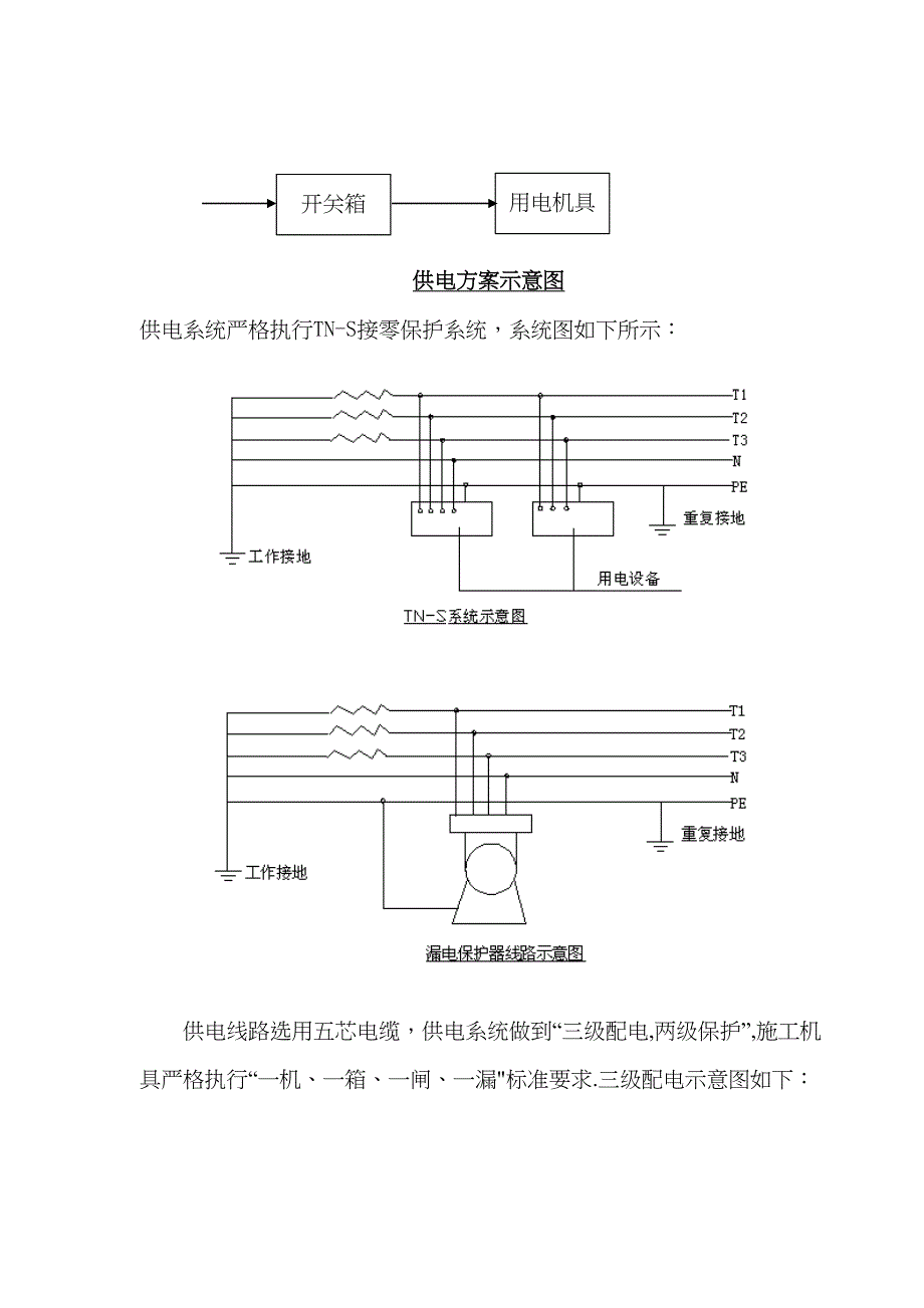 【施工管理】某钢结构厂房临时用电施工方案(DOC 11页)_第4页