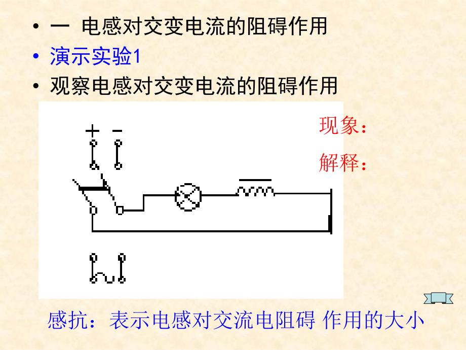 物理袁青林电感和电容对交变电流的影响课件_第2页