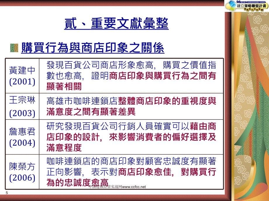 对咖啡连锁店购买行为及商店印象之探讨_第5页