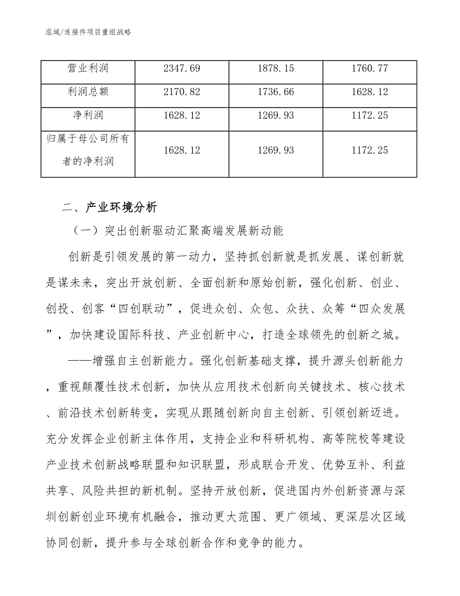 连接件项目重组战略_参考_第4页