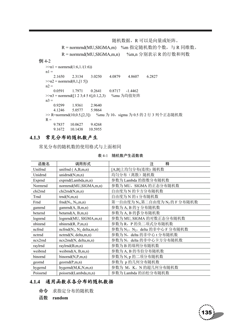 MATLAB概率统计函数_第2页