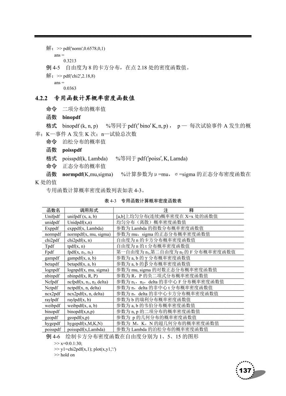 MATLAB概率统计函数_第4页