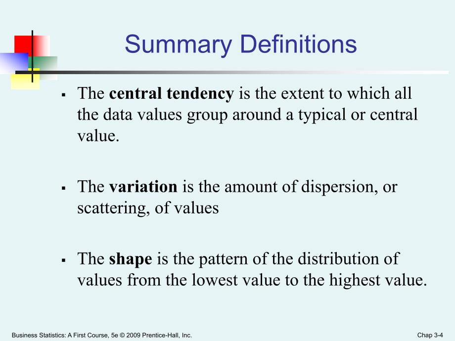 应用统计学英文课件 Business Statistics Ch03 Numerical Descriptive Measures_第4页