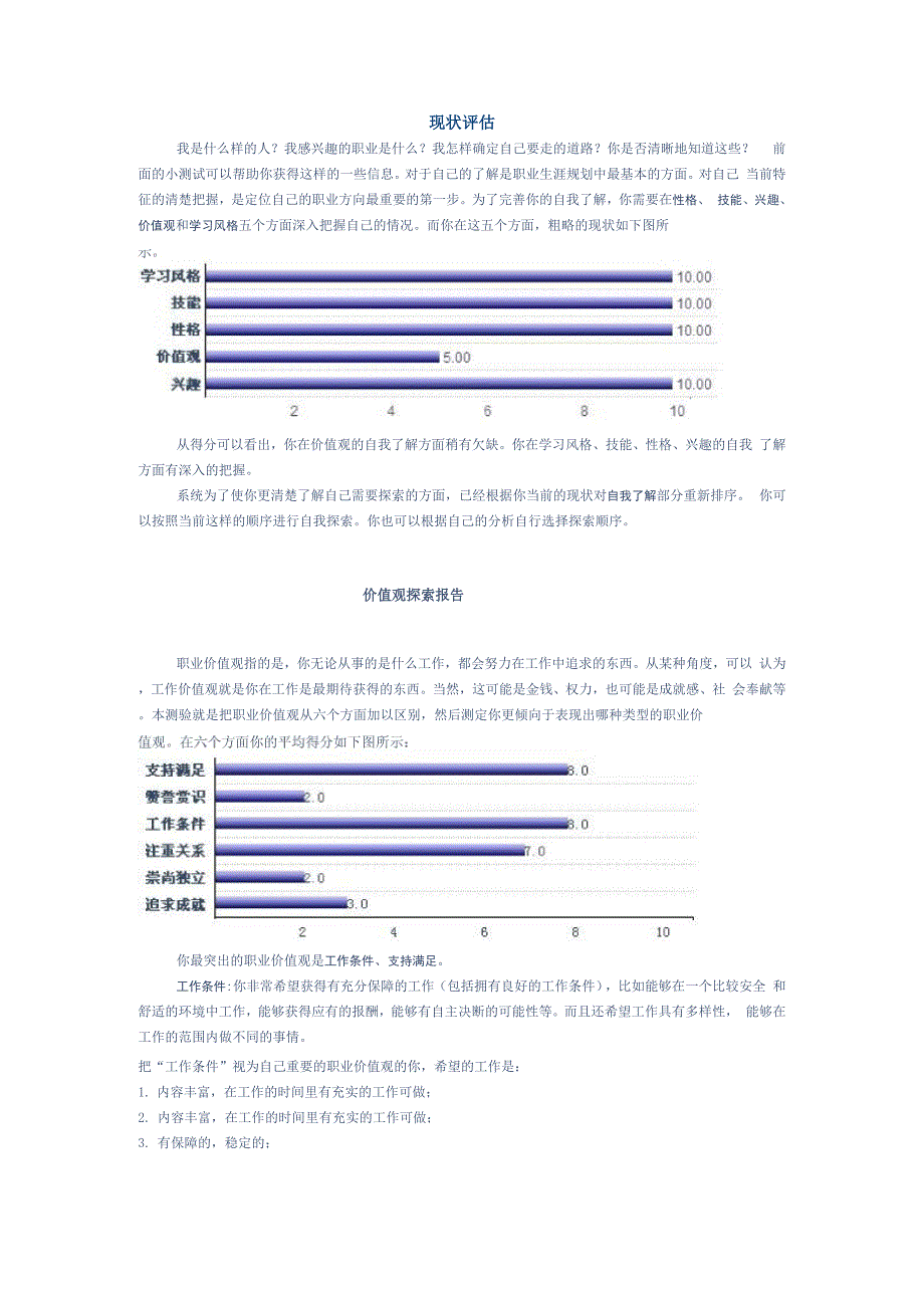 职业规划现状评估_第1页