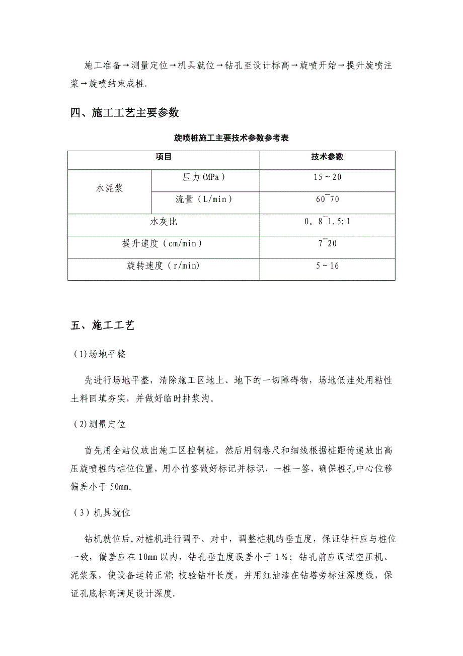 【施工管理】高压旋喷桩施工技术交底_第4页