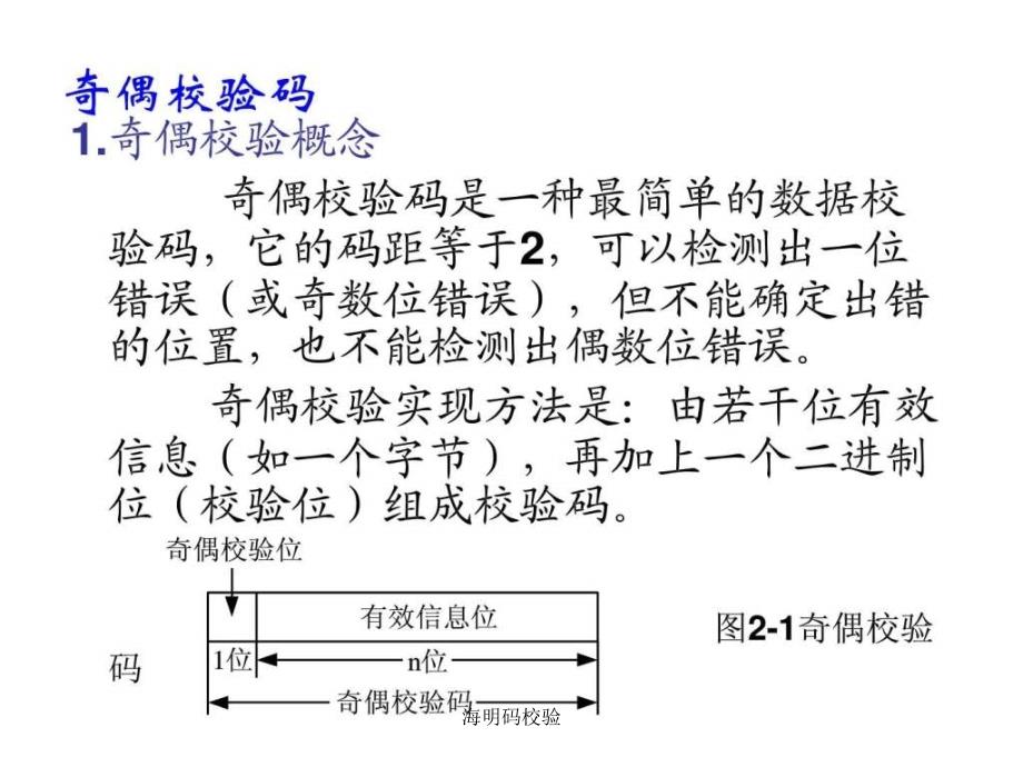 海明码校验课件_第1页