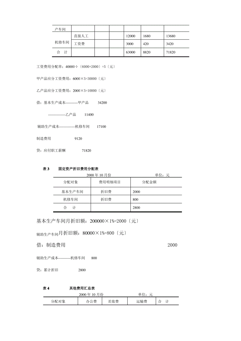 成本会计网上作业第3次答案_第3页