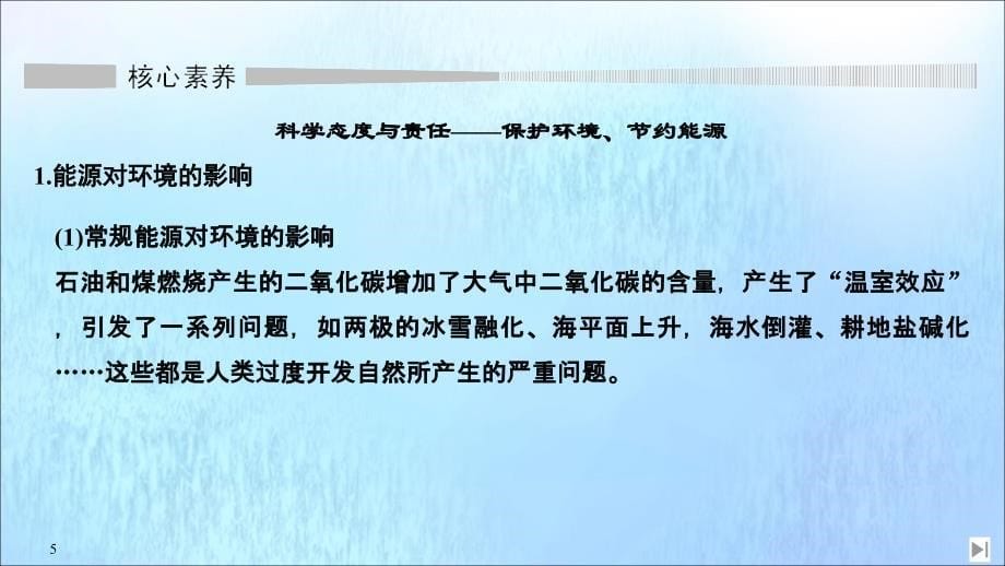 新教材高中物理第5章初识电磁场与电磁波第6章能源与可持续发展网络构建与核心素养课件鲁科版必修第三册_第5页