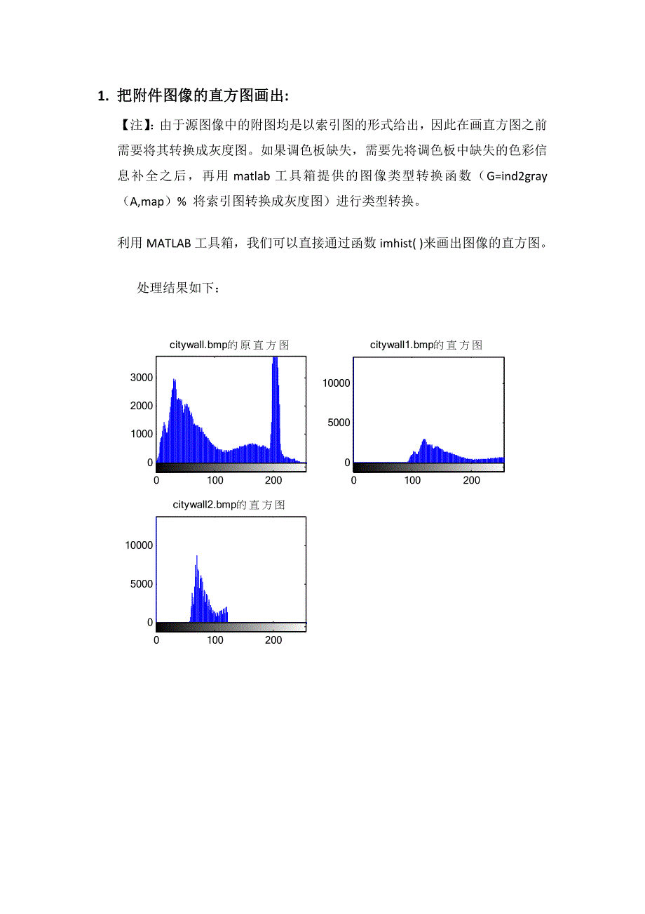 直方图图像增强实验报告_第2页