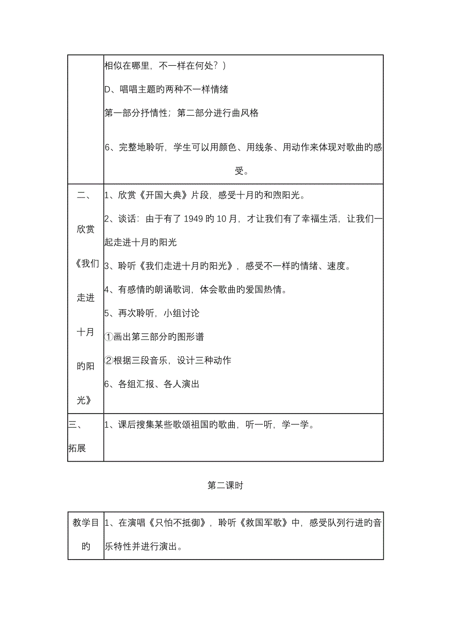 人音版三年级下册音乐教案_第2页