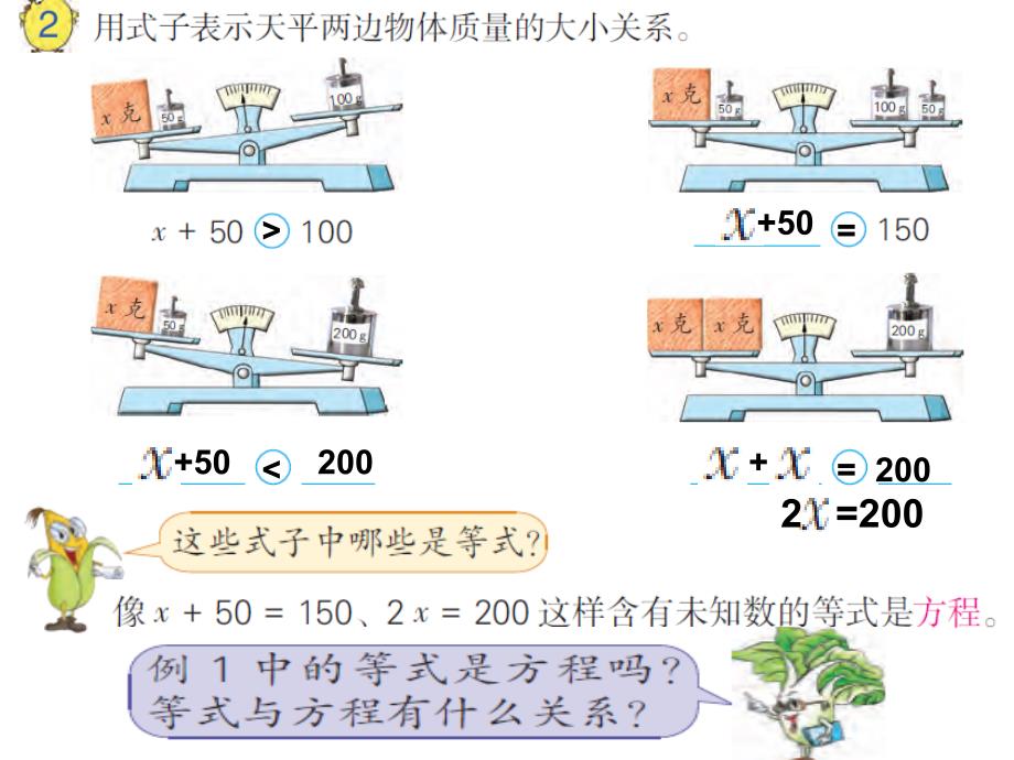 新版苏教版五年级数学简易方程ppt课件_第4页