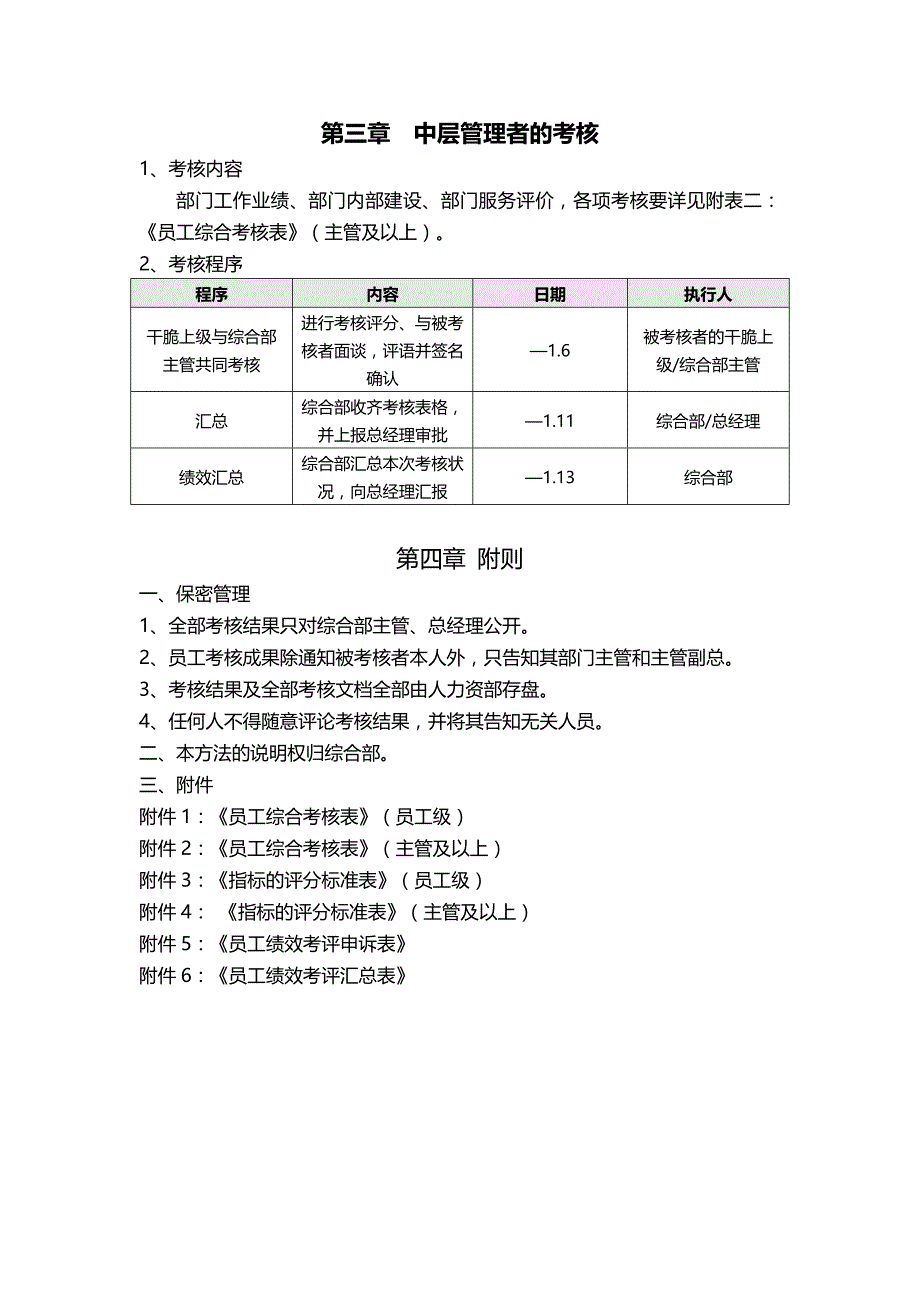 公司年终绩效考核方案(拟定版)_第4页