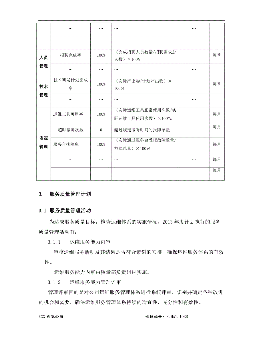 运维服务管理计划_第4页