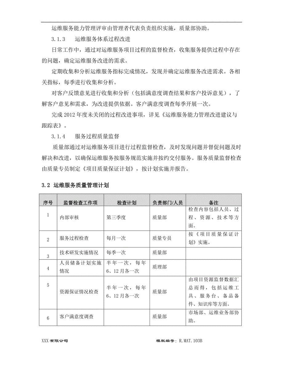 运维服务管理计划_第5页