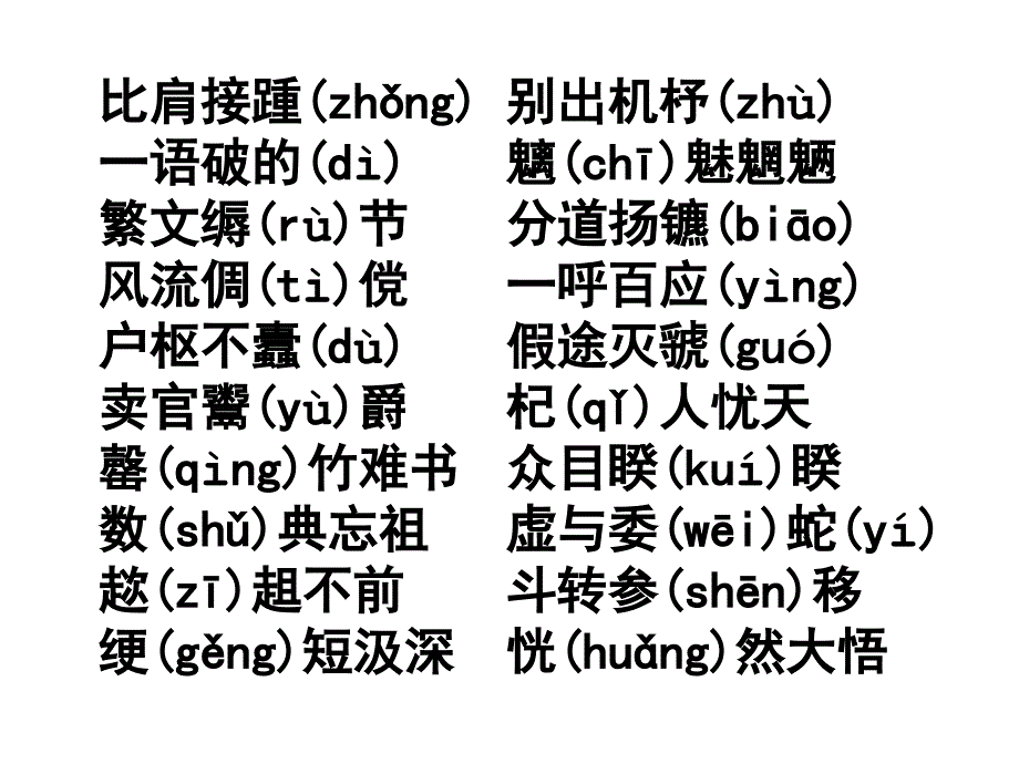 高考语文一轮复习-字音成语中容易读错的字.ppt_第4页