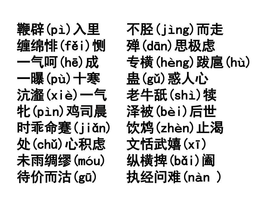 高考语文一轮复习-字音成语中容易读错的字.ppt_第5页